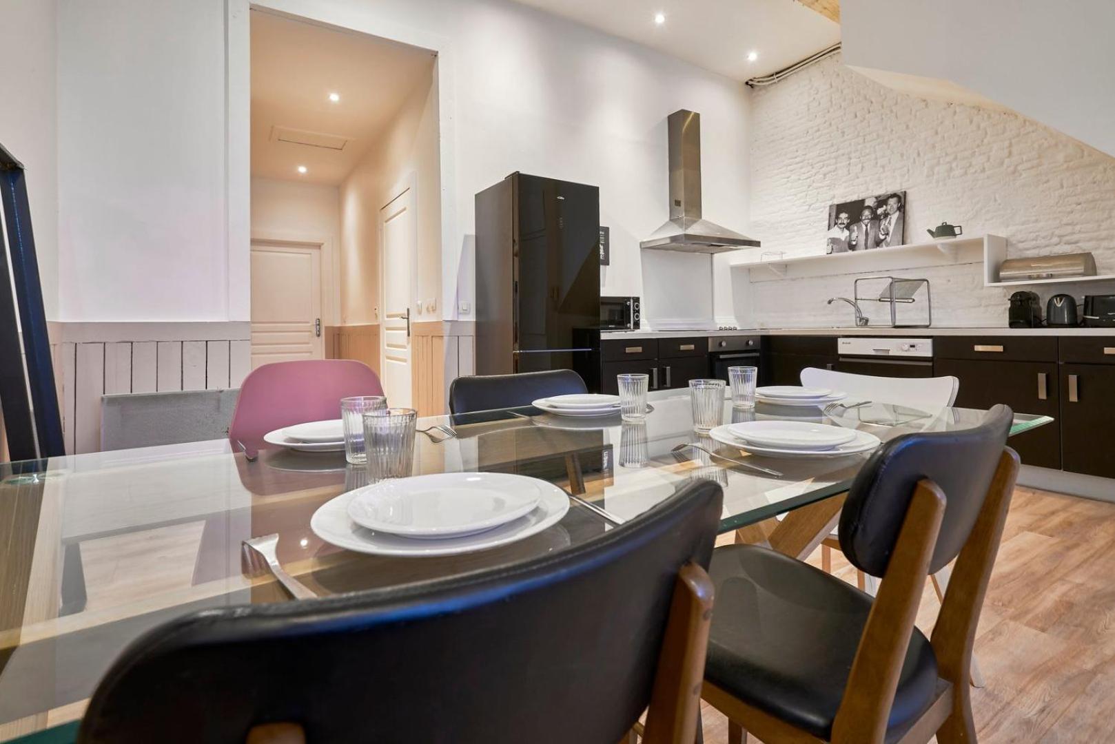 Old Lille: Charming Renovated Apartment Exterior foto