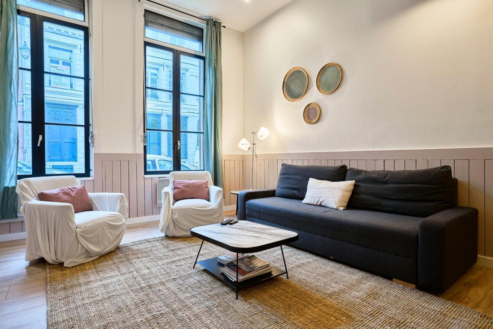 Old Lille: Charming Renovated Apartment Exterior foto