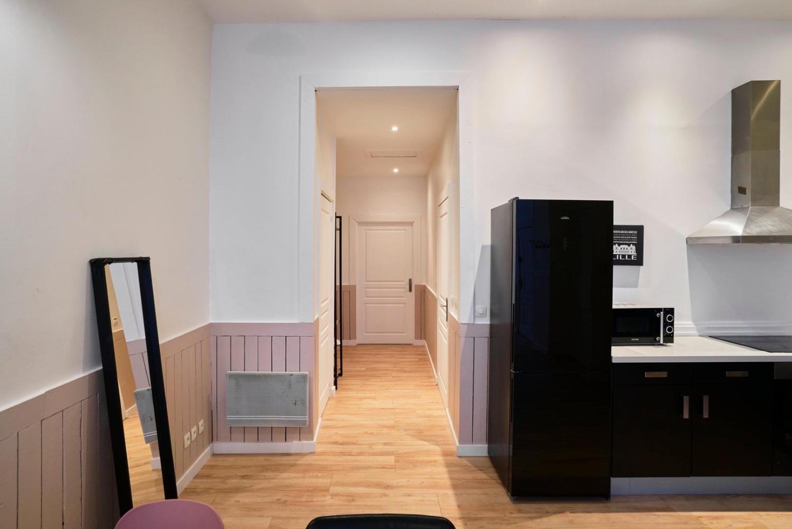 Old Lille: Charming Renovated Apartment Exterior foto