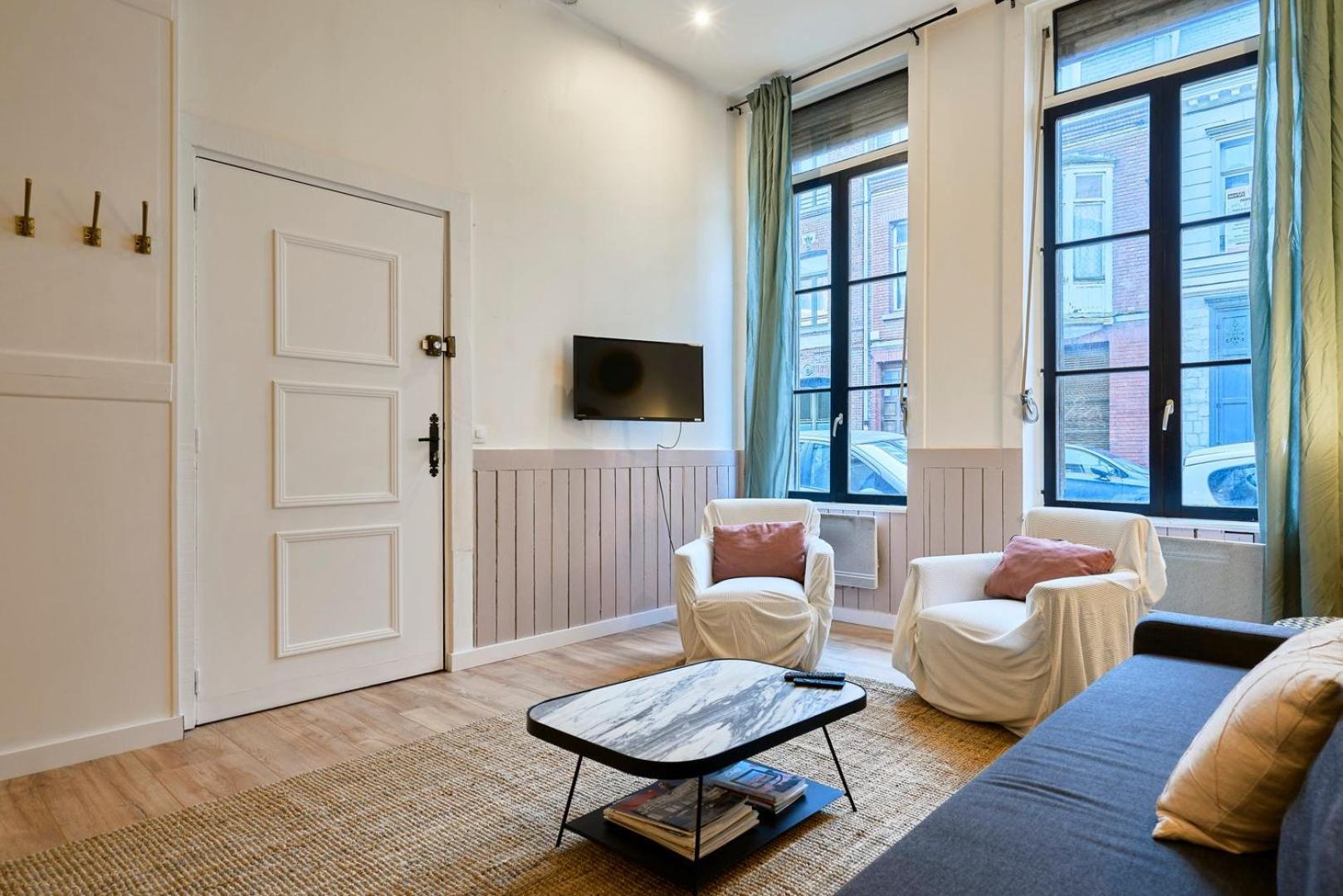 Old Lille: Charming Renovated Apartment Exterior foto