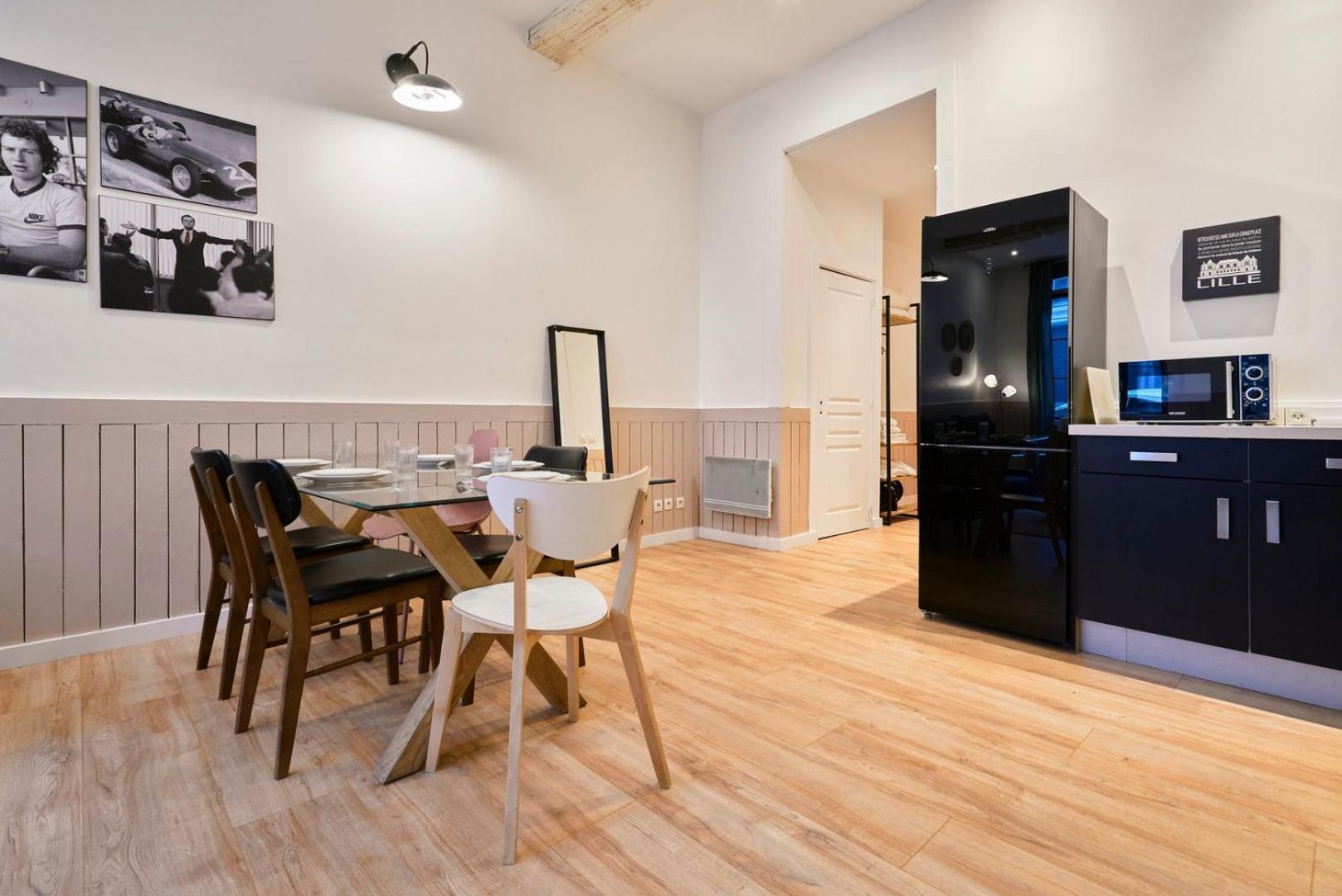 Old Lille: Charming Renovated Apartment Exterior foto